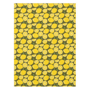 Lemon Yellow Modern Fun Niedlich Tischdecke