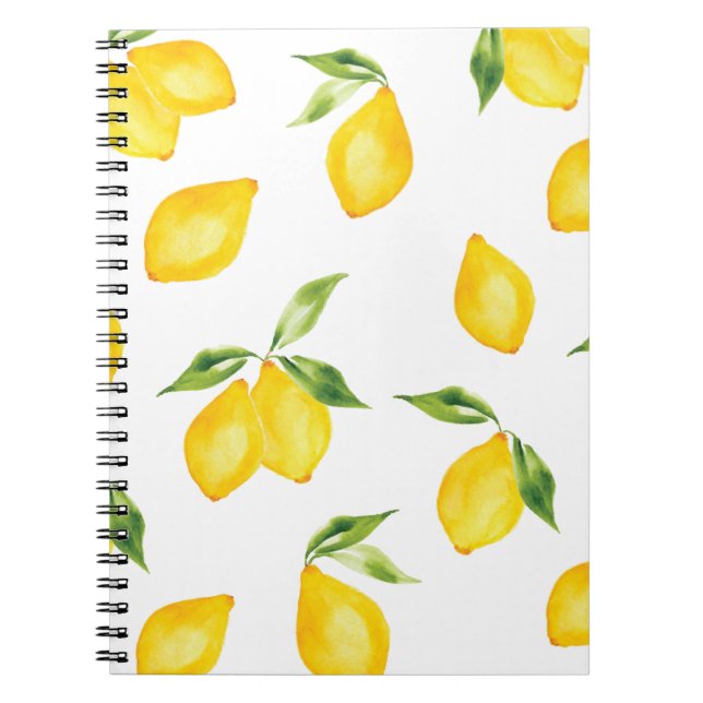 Lemon Yellow Notebook Notizblock (Vorderseite)