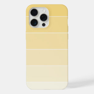 Lemon Yellow Ombré Streifen iPhone 15 Pro Max Hülle