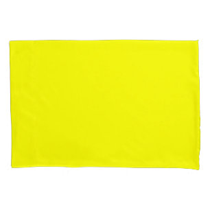 Lemon Yellow Single Standard Size Kissen Case Kissenbezug