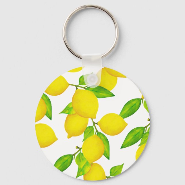 Lemon Zest Key Charm Schlüsselanhänger (Vorderseite)