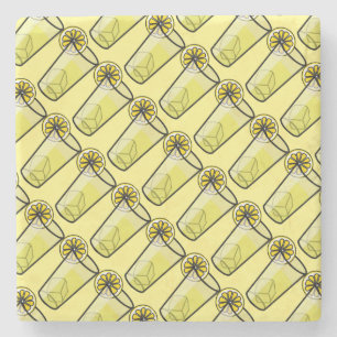 Lemonade-Brille Steinuntersetzer