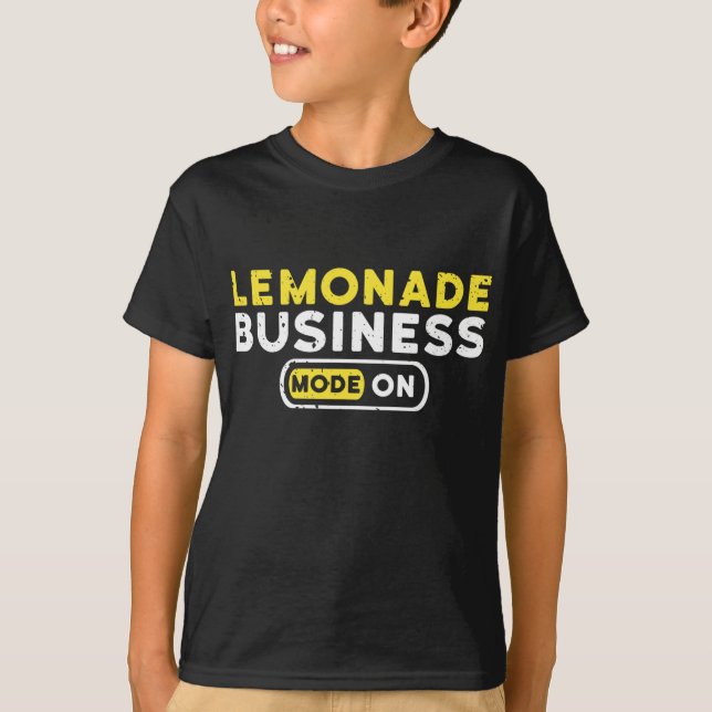 Lemonade Business Mode auf Sommer-Fruchtsaft T-Shirt (Vorderseite)