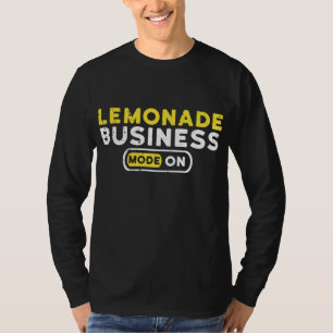 Lemonade Business Mode auf Sommer-Fruchtsaft T-Shirt