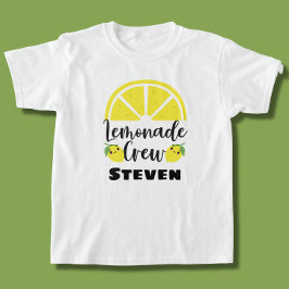 Lemonade Crew Personalisiert Lemonade Stand T-Shirt