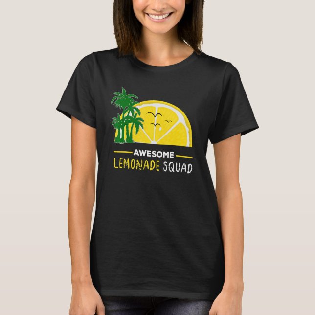 Lemonade Crew Phantastische Lemonade Squad für Kin T-Shirt (Vorderseite)