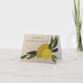 Lemonade Dankeskarte