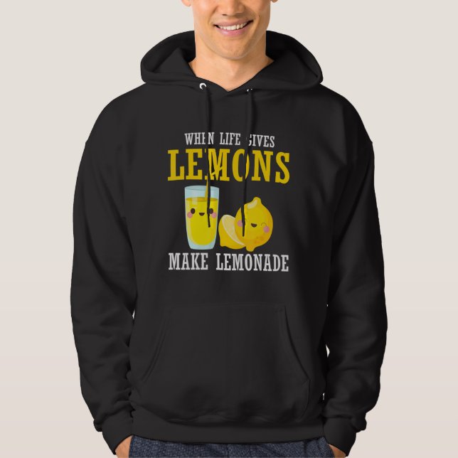 Lemonade Lover Children Fun Hoodie (Vorderseite)