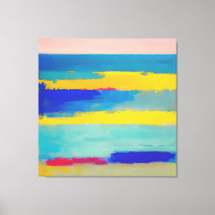 "Lemonade Lullaby" Abstrakte Kunst Leinwanddruck