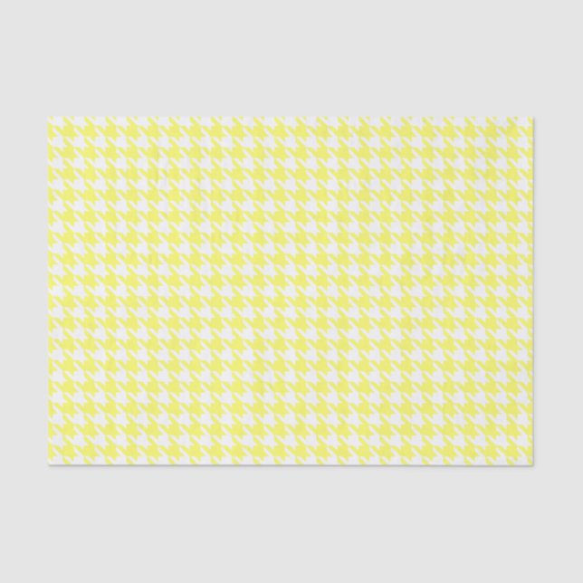 Lemonade Modern Hahnentrittmuster Seidenpapier (Vorderseite)