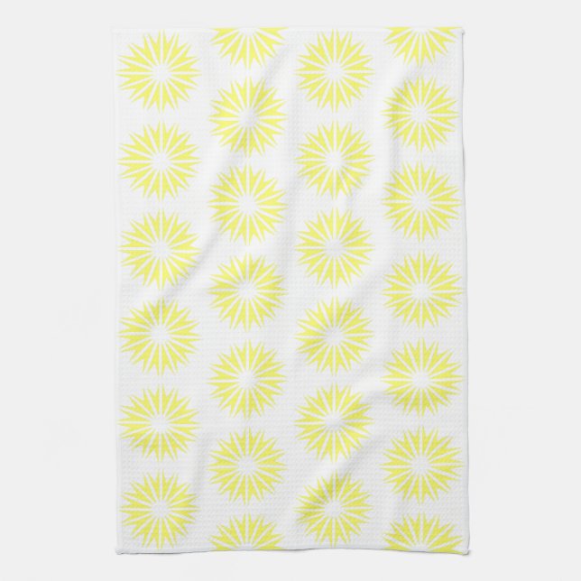 Lemonade Modern Sunburgs Geschirrtuch (Vertikal)