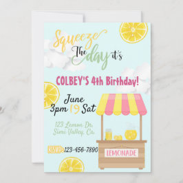 Lemonade Party, Squeeze the day, Sweet Celebration