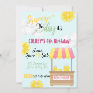Lemonade Party, Squeeze the day, Sweet Celebration