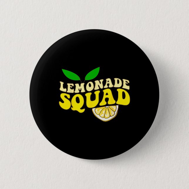 Lemonade Squad Funny für Stand Boss Lemon Juice Su Button (Vorderseite)