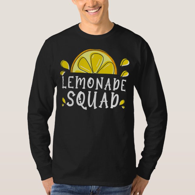 Lemonade Squad Summer Beach Mix Drink T-Shirt (Vorderseite)