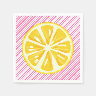 Lemonade Stand Birthday Paper Napkin Serviette