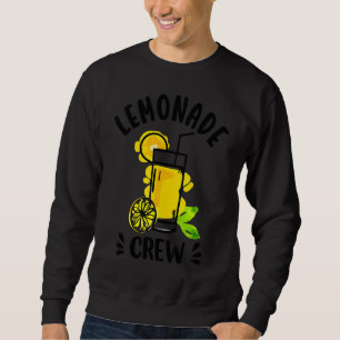 Lemonade Stand Boss Lemon Juice Lemonade Crew Sweatshirt