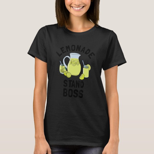 Lemonade Stand Boss Lemon Juice T-Shirt (Vorderseite)
