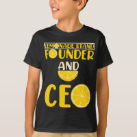 Lemonade Stand Boys Girl Funny CEO