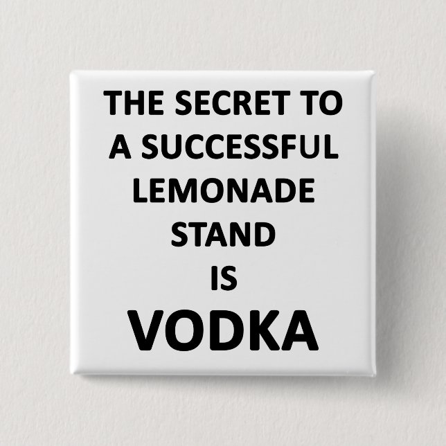 Lemonade Stand Button (Vorderseite)