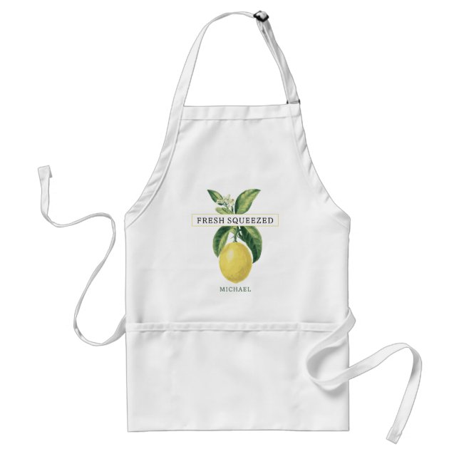 Lemonade Stand Lemon Crew Vintag Schürze (Vorne)