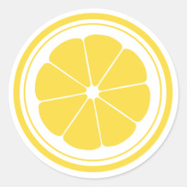 Lemonade Stand Lemon Stickers