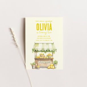 Lemonade Stand Main Squeeze Birthday Einladung