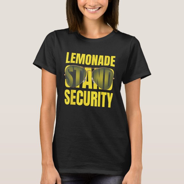 Lemonade Stand Security  Lemon Juice Summer Sungla T-Shirt (Vorderseite)