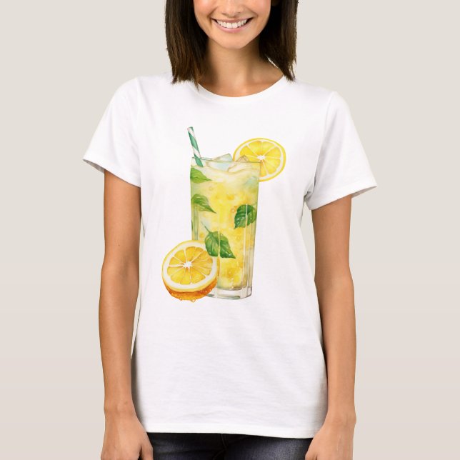 Lemonade T-Shirt – Fun Summer Drink Graphic Tee (Vorderseite)