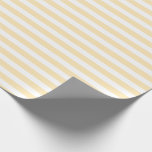 Lemonade und weißes, schlichtes, horizontales Stre Geschenkpapier<br><div class="desc">Pastel Lemonade und weißes,  einfaches,  horizontal gestrichenes Schleifpapier</div>