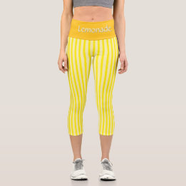 "LEMONADE" VON JEANIE DEE, HOCHTAILLE PERSONALISIE CAPRI LEGGINGS