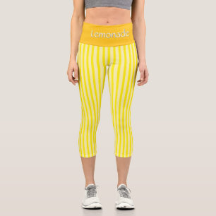 "LEMONADE" VON JEANIE DEE, HOCHTAILLE PERSONALISIE CAPRI LEGGINGS