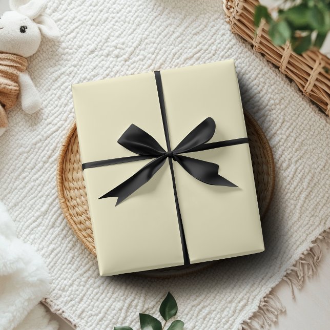 Lemonade Yellow Solid Color | Classic | elegant Geschenkpapier (Von Creator hochgeladen)