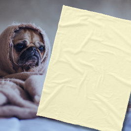 Lemonade Yellow Solid Color | Klassisches Elegant Fleecedecke
