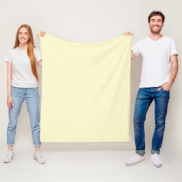 Lemonade Yellow Solid Color | Klassisches Elegant Fleecedecke