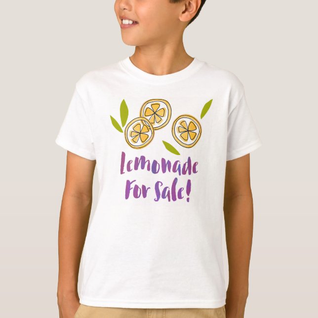 Lemonade zum Verkauf von Lemonade-Standkids T-Shirt (Vorderseite)