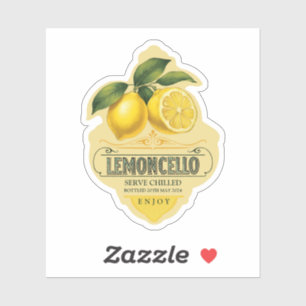Lemoncello-Vinyl-Aufkleber Aufkleber