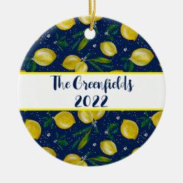 Lemonen von Sorrento Maßgeschneiderte Keramik Orna Ornament