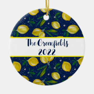 Lemonen von Sorrento Maßgeschneiderte Keramik Orna Ornament