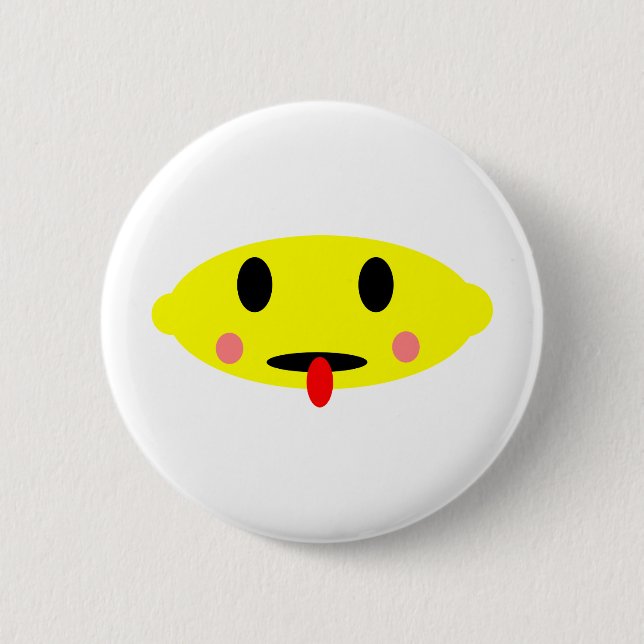 Lemongesicht Button (Vorderseite)