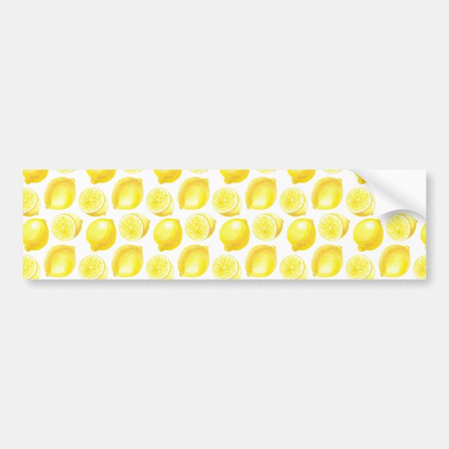 Lemonmuster Autoaufkleber (Vorne)