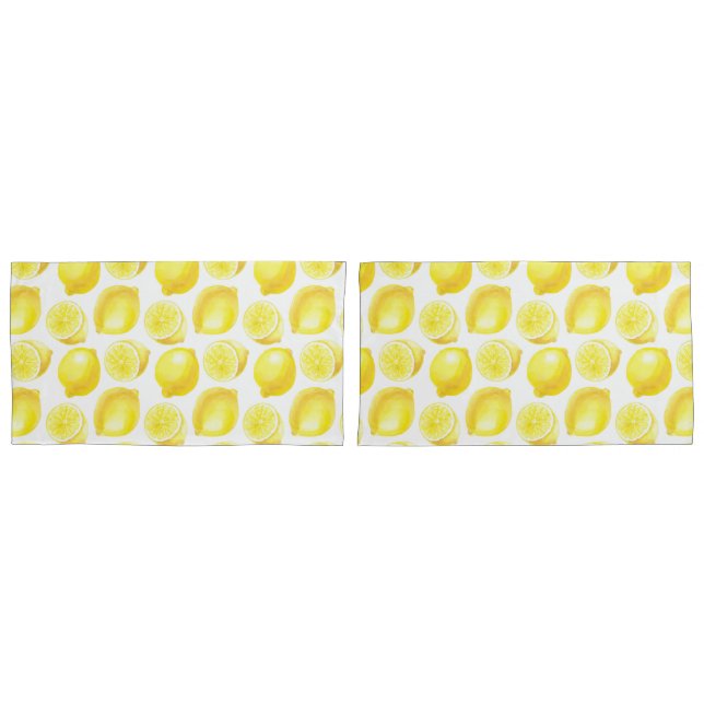 Lemonmuster Kissenbezug (Vorderseite-Set)