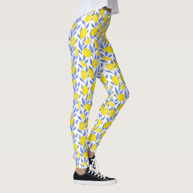 Lemons Blue Mediterranean Leggings (Rechts)