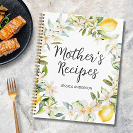 Lemons Blume Wreath Mutter Kochrezeptur Buch