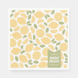 Lemons Brautparty Personalisiert Serviette