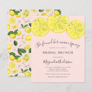 Lemons Bridal Brunch Einladung