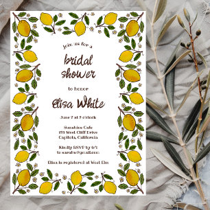 Lemons CUSTOM Summer BRAUTPARTY Einladung