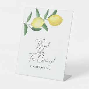 Lemons - Danke, dass du gekommen bist Poster Sockelschild