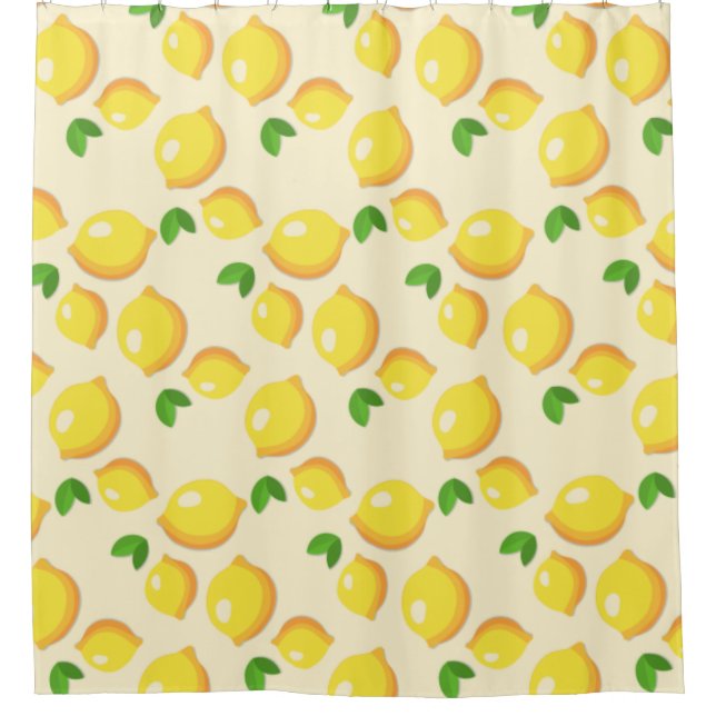 Lemons Duschvorhang (Vorderseite)