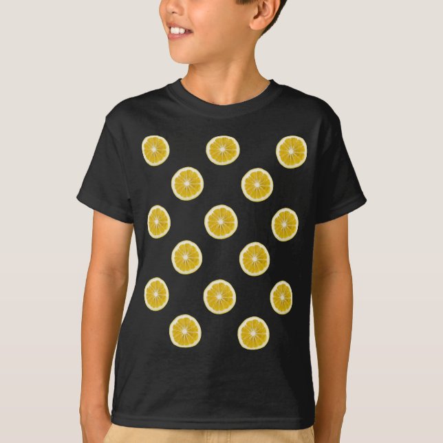 Lemons Fruchtmuster T-Shirt (Vorderseite)
